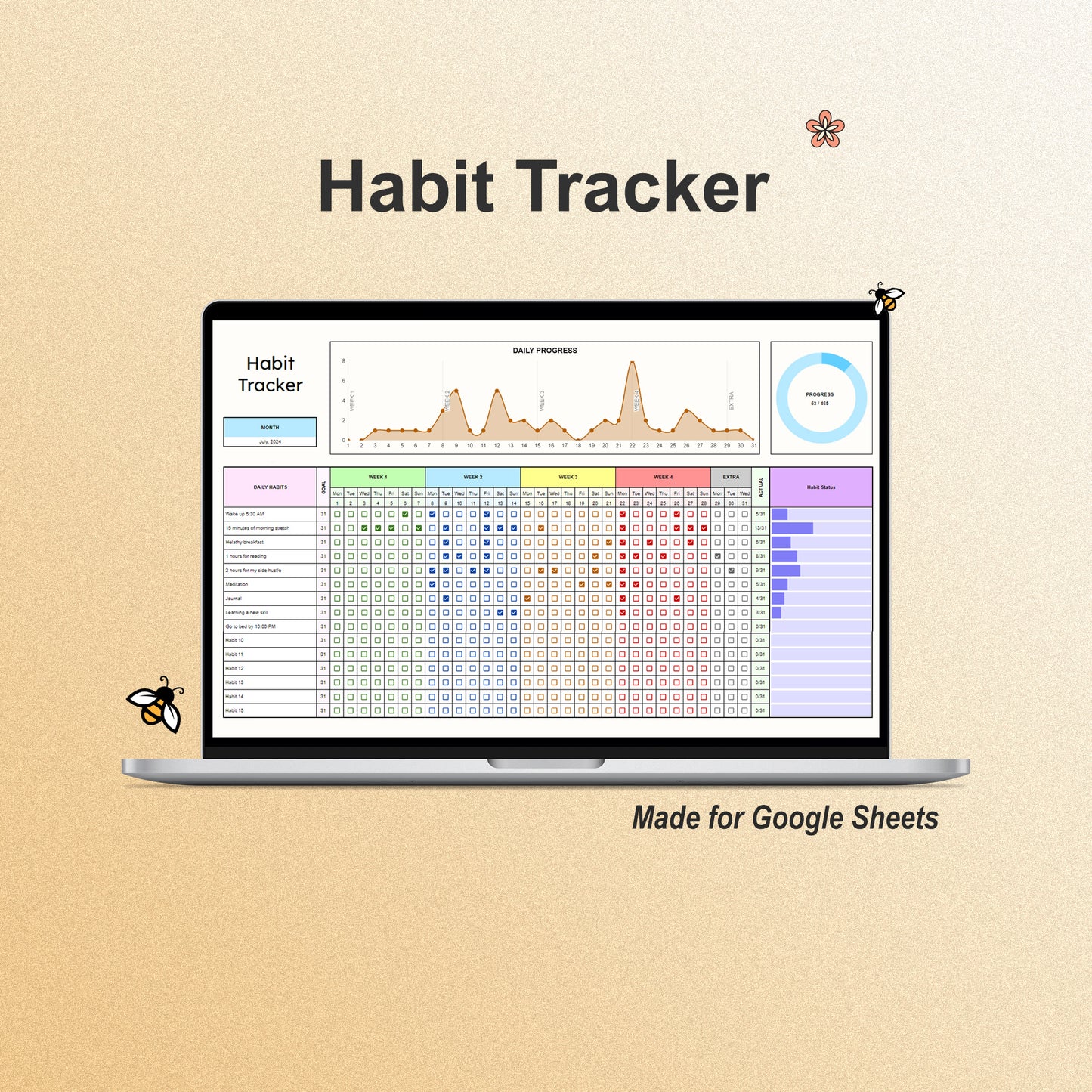 Habit Tracker (Color Theme)