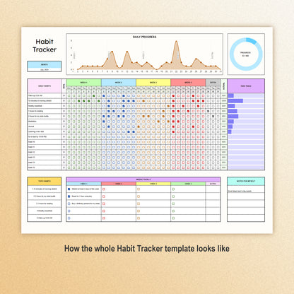 Habit Tracker (Color Theme)