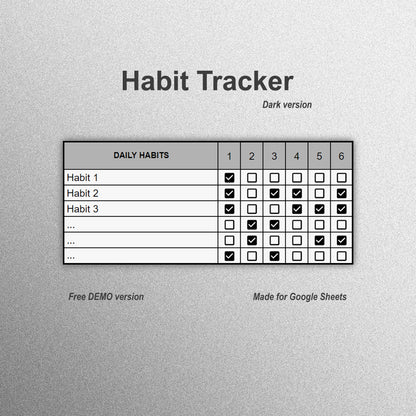 DEMO habit Tracker (Light)