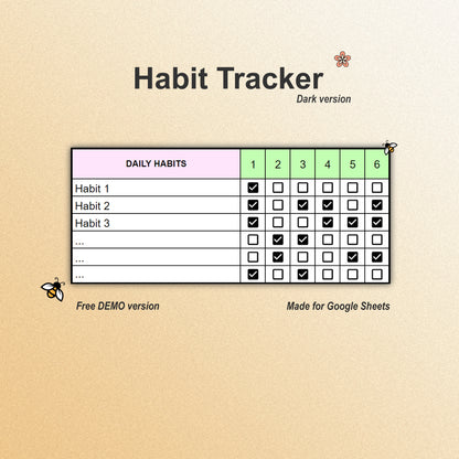 DEMO Habit Tracker (Color)