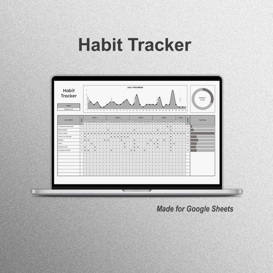 Habit Tracker (Light Theme)