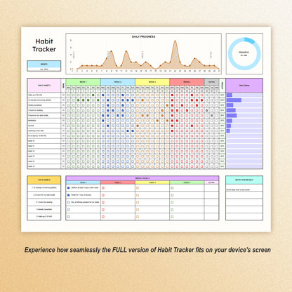 DEMO Habit Tracker (Color)